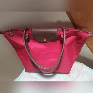 Longchamp LE PLIAGE Red Medium Bag